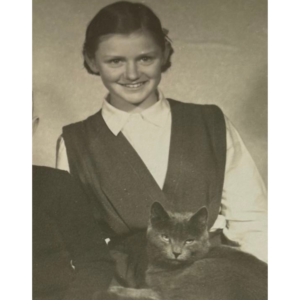 Wendy and cat